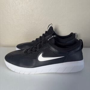 Nike SB Nyjah Free 2 Men's 10.5 Black Skateboarding Sneakers Shoes BV2078-001